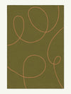 Extroverted Olive Cotton Feel Rug