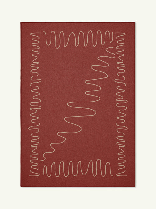 Intuitive rouge new jute rug