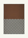 Matter Brown Chenille Rug