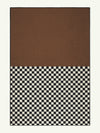 Matter Brown Chenille Rug