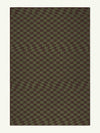 Undulation Green Chenille Rug