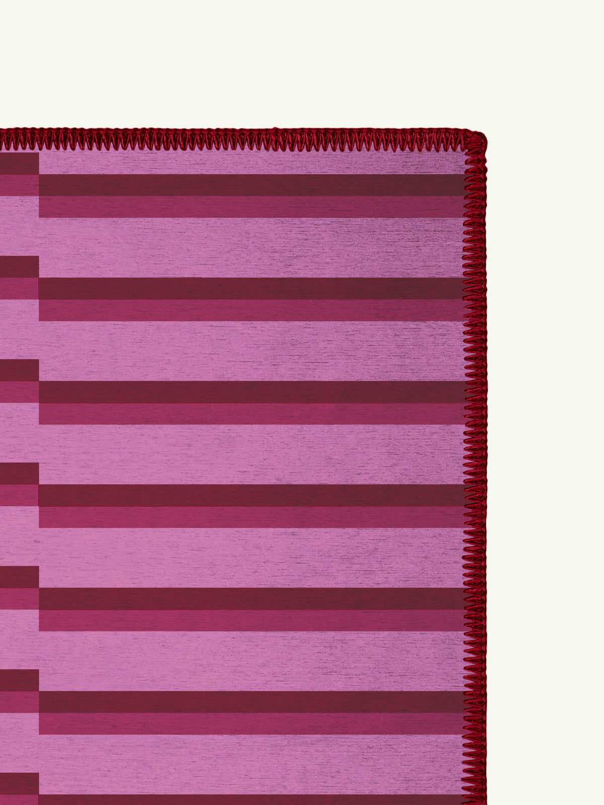 Carrel Dark Pink Chenille Rug
