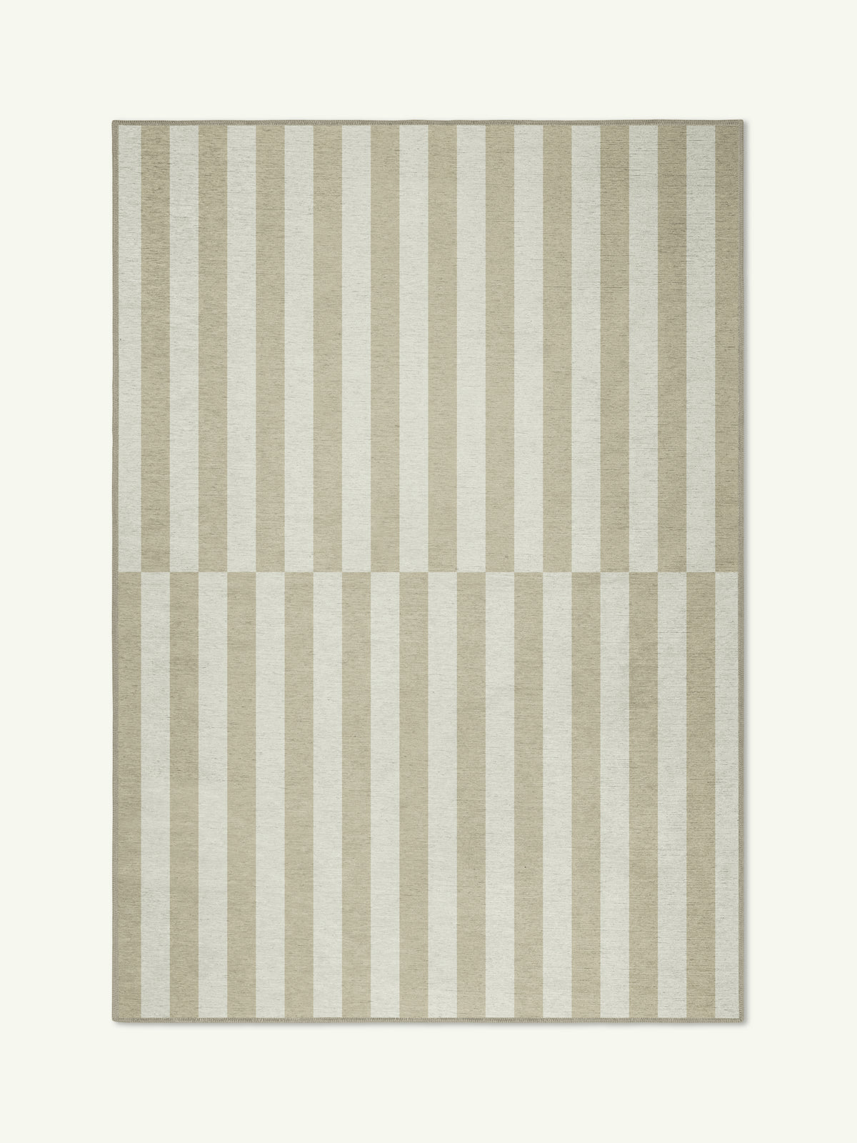 Ladder Beige Chenille Rug