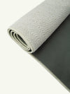 Peace Light Gray Vegan Shearling Rug