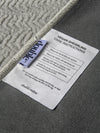 Peace Light Gray Vegan Shearling Rug