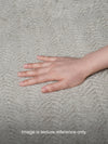 Peace Dark Tan Vegan Shearling Rug