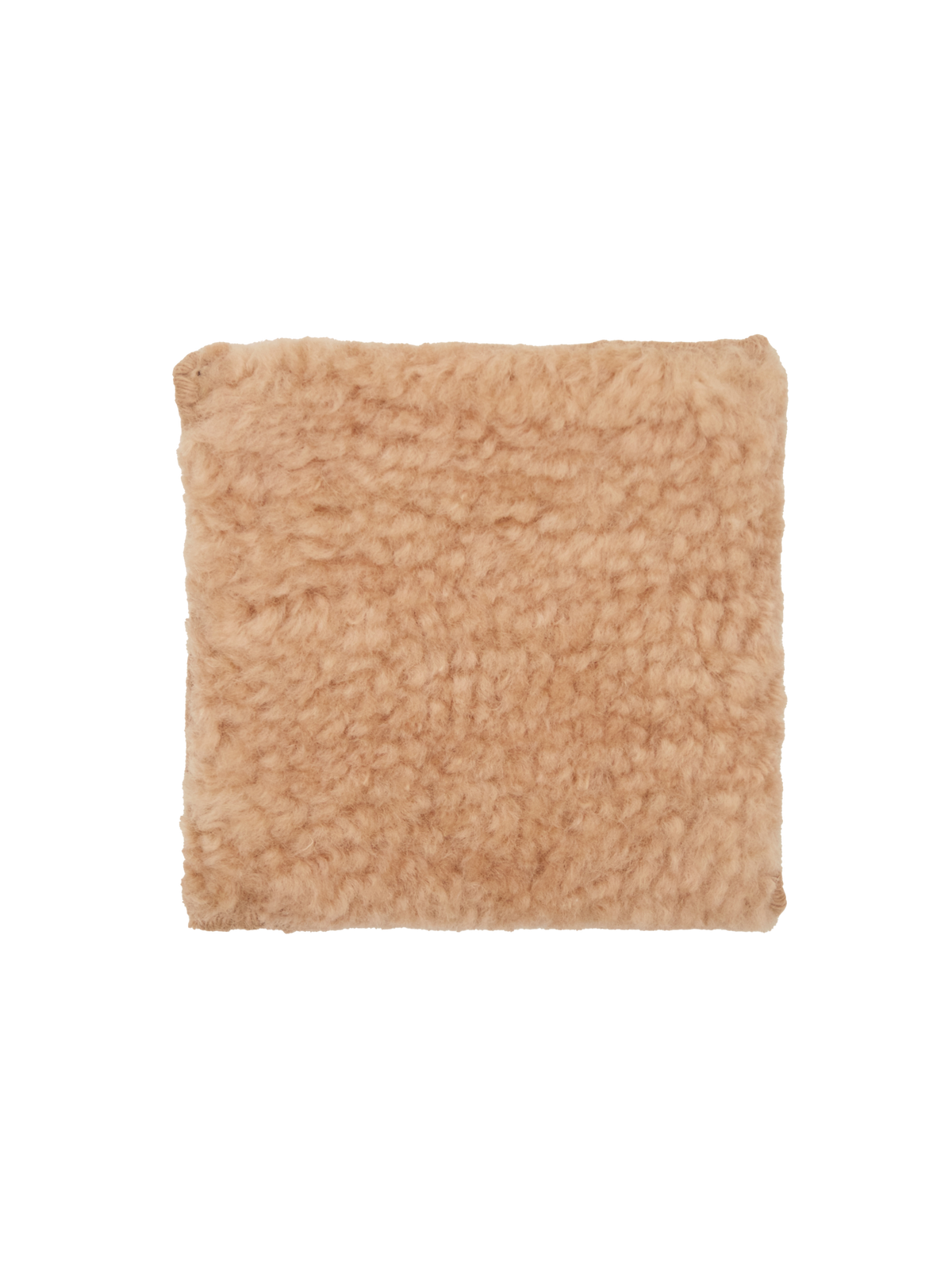 Nelson Caramel Washable Wool Fine Cut Pile Swatch