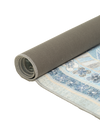 Diamond Pale Blue Chenille Rug