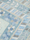 Diamond Pale Blue Chenille Rug