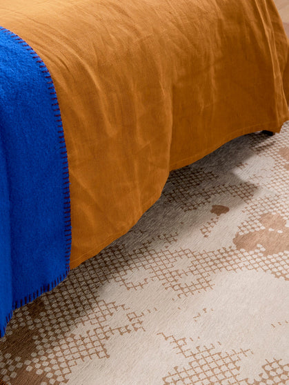 Satellite stone chenille rug