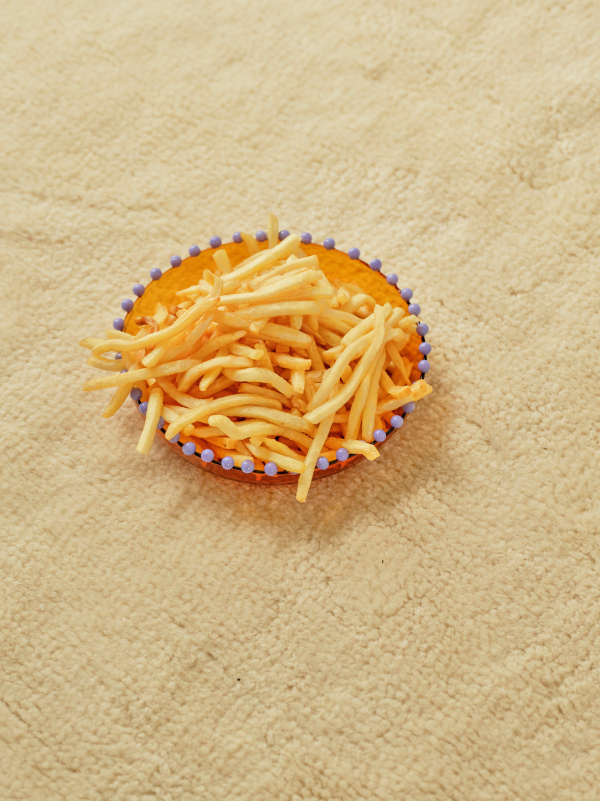 Nelson Cream Washable Wool Fine Cut Pile Swatch