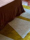 Combination Mustard Cotton Feel Rug