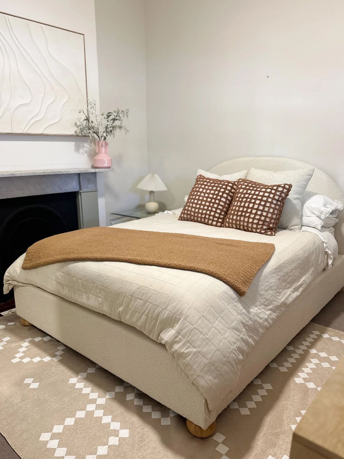 Keys Nude Chenille Rug