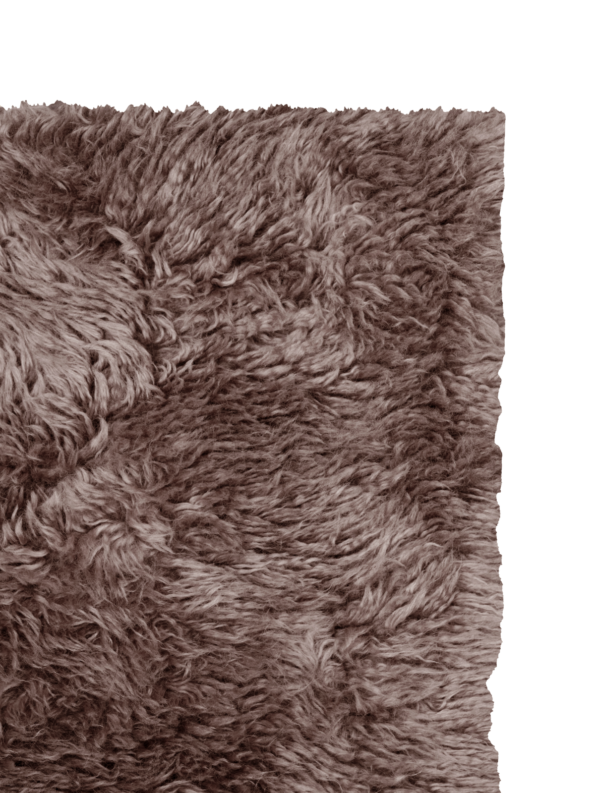 Mackenzie Mocha Washable Wool Sheepskin Area Rug