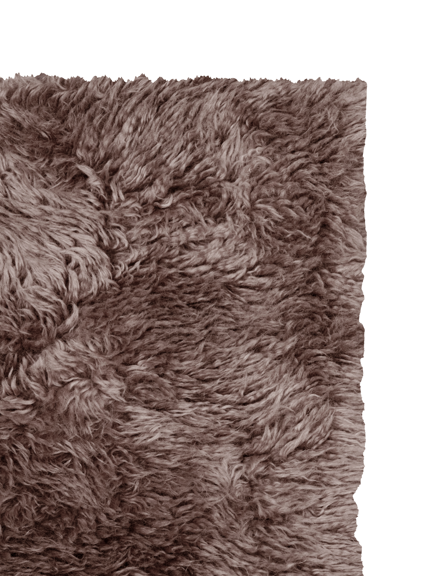 Mackenzie Mocha Washable Wool Sheepskin Area Rug