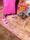 Mother Pink Chenille Rug