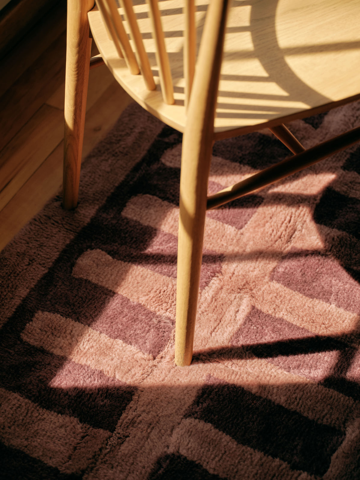 Tasman Brown Washable Wool Fine Cut Pile Rug
