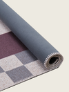 Checkered Burgundy New Jute Rug