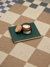 Checkered Taupe New Jute Runner