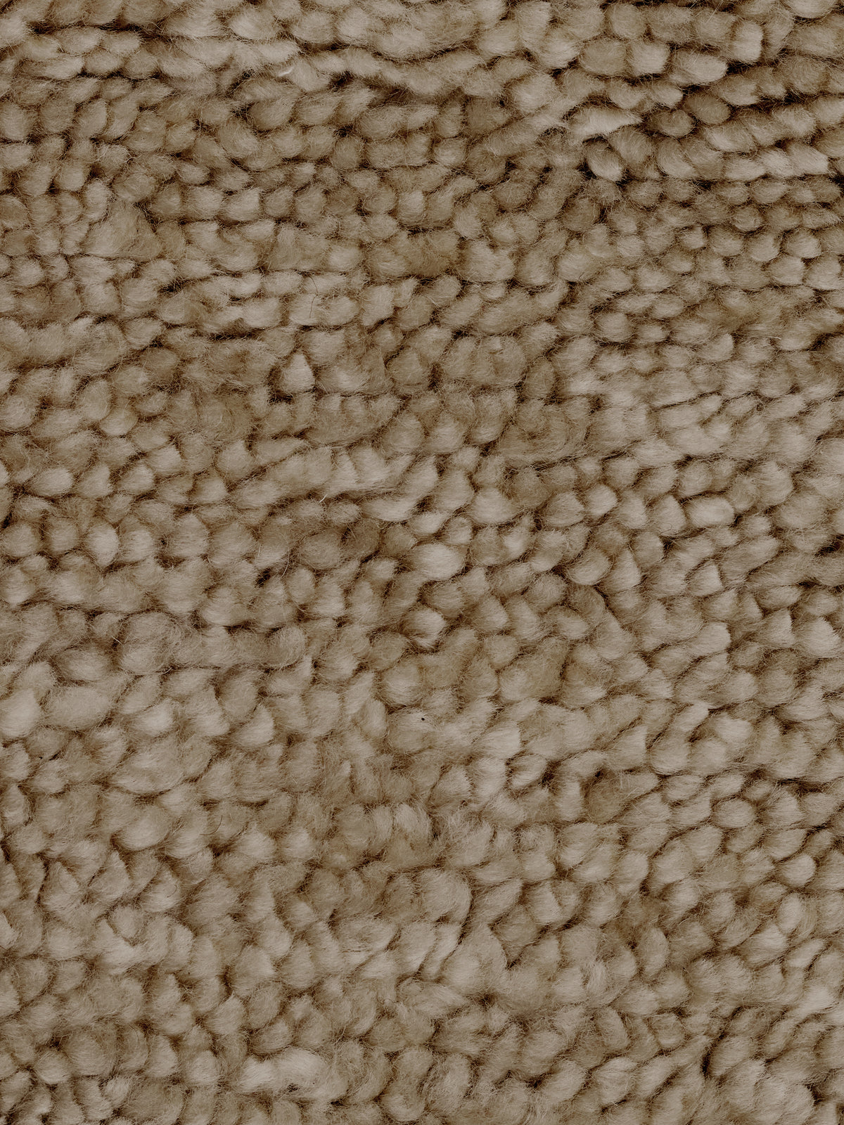 Otago Taupe Washable Wool Berber Rug