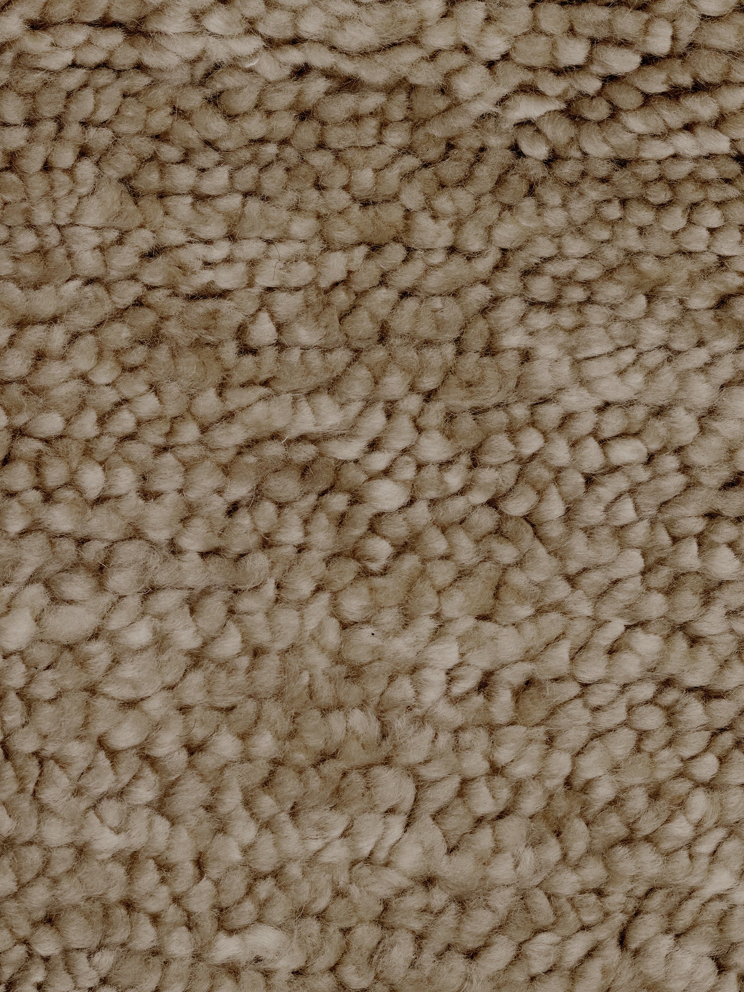 Otago Taupe Washable Wool Berber Rug