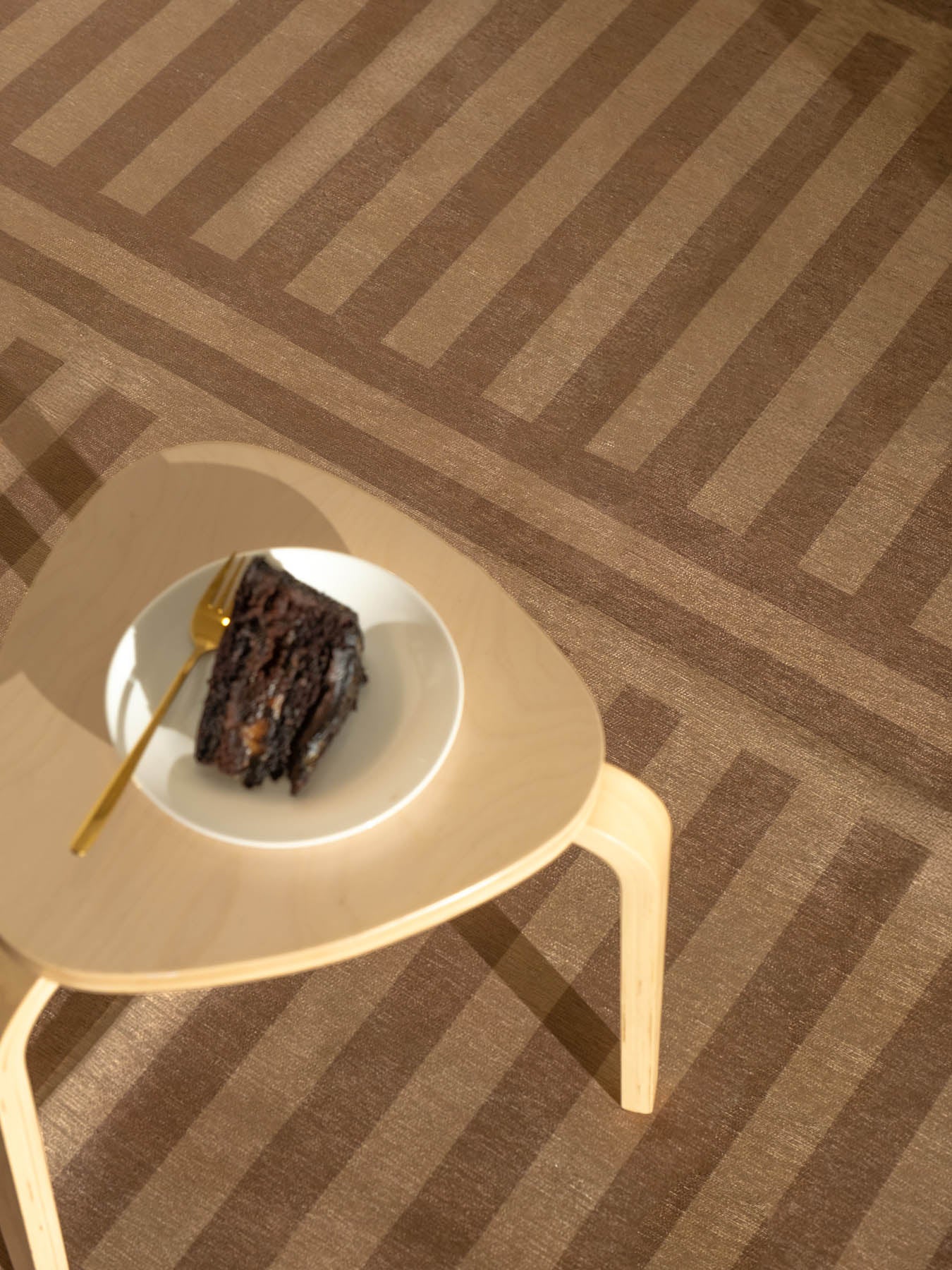 Plinth Mocha Chenille Rug