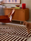Plinth Brown Chenille Runner