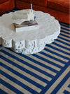 Plinth Royal Blue New Jute Runner
