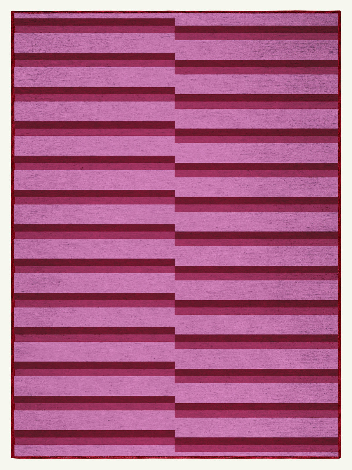 Carrel Dark Pink Chenille Rug
