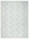 Aligned Bone Chenille Rug