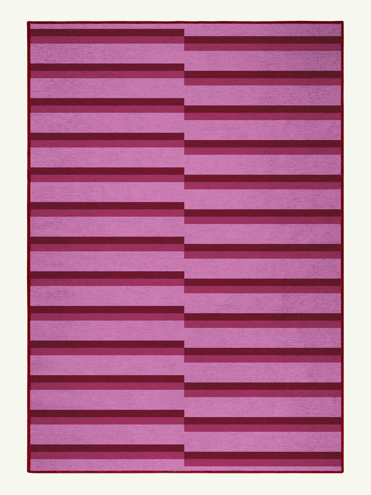 Carrel Dark Pink Chenille Rug