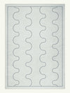Aligned Bone Chenille Rug
