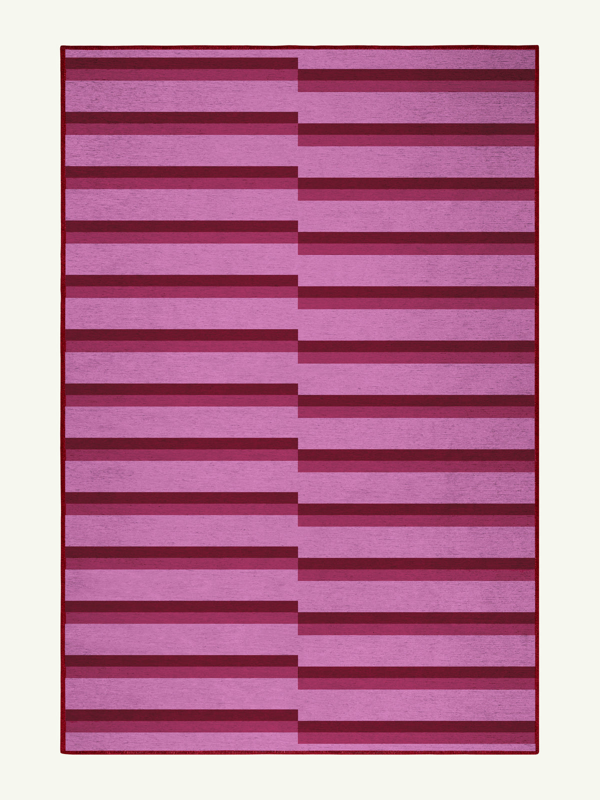 Carrel Dark Pink Chenille Rug