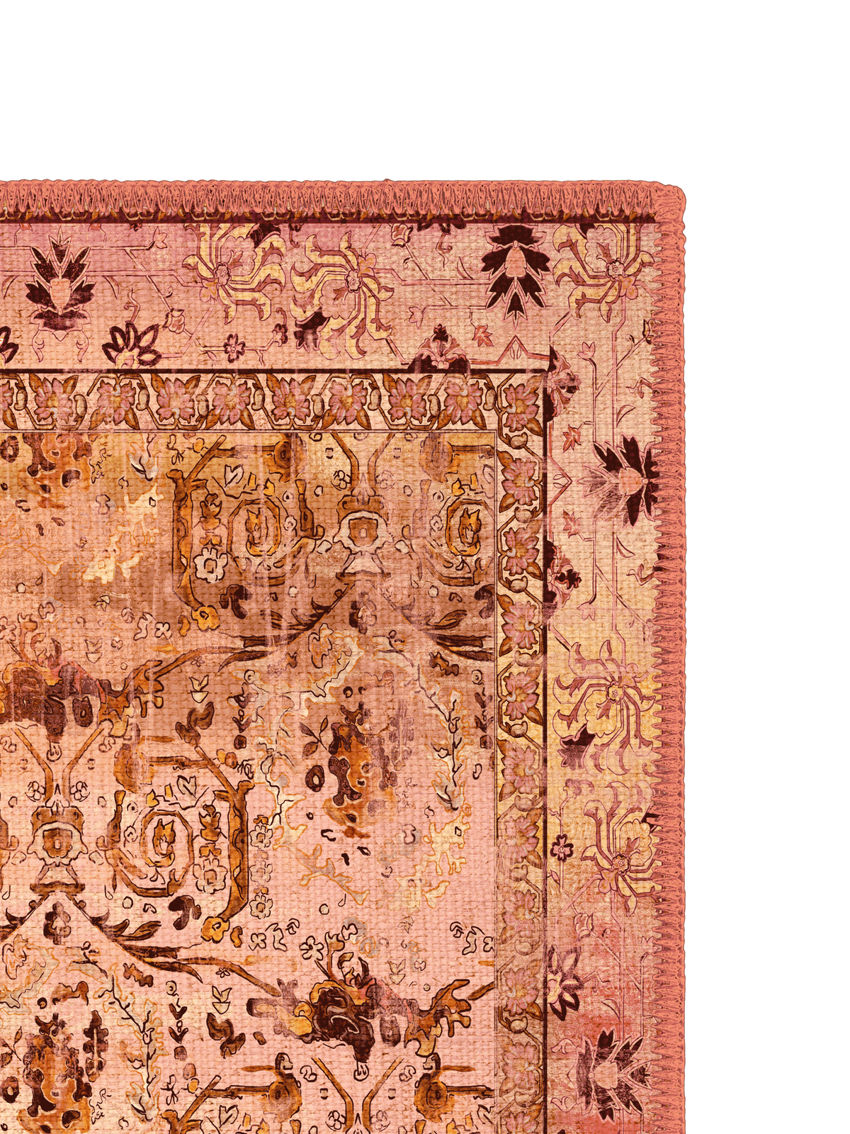 Mother Pink Chenille Rug