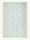 Aligned Bone Chenille Rug