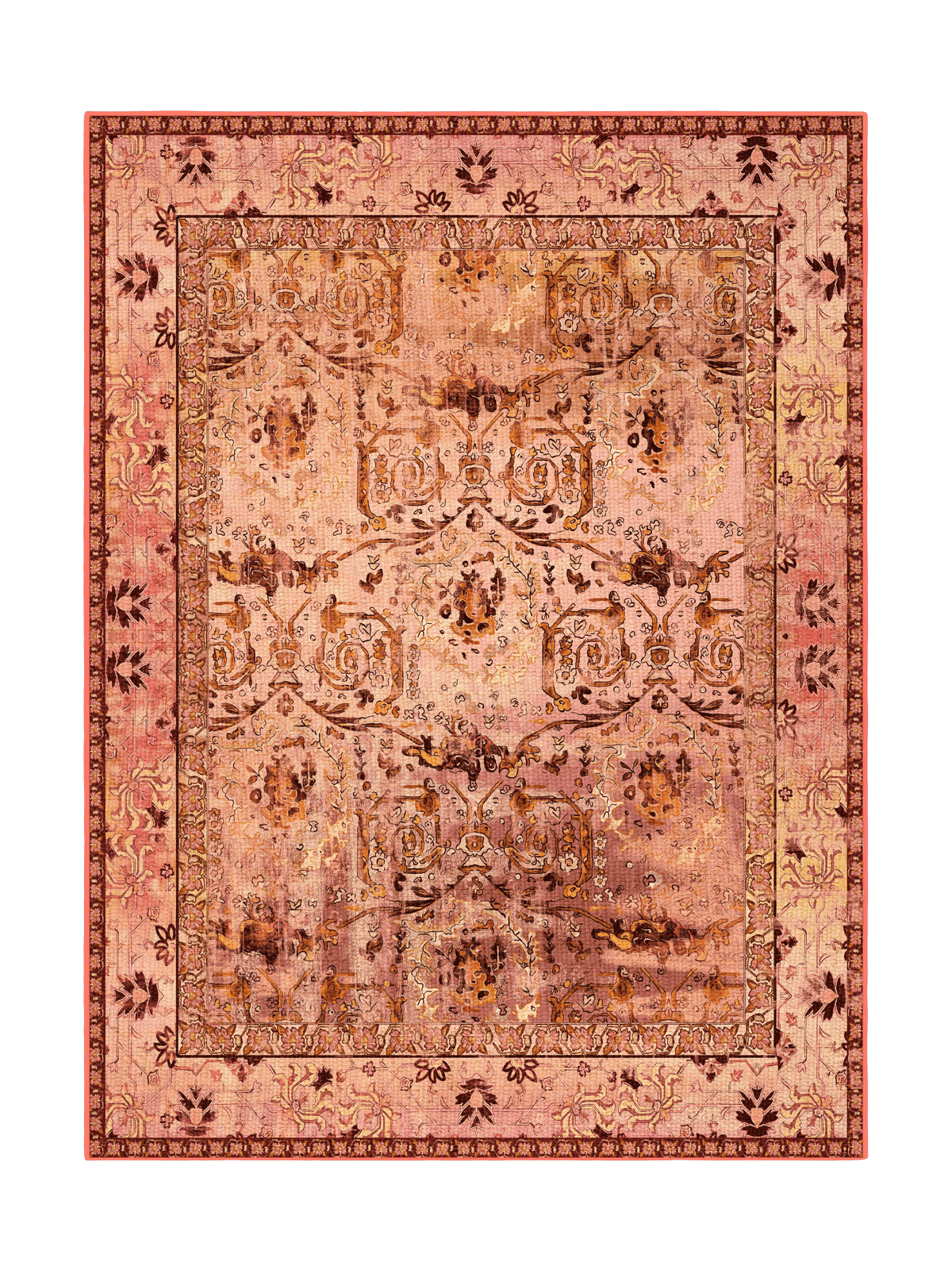 Mother Pink Chenille Rug