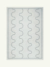 Aligned Bone Chenille Rug