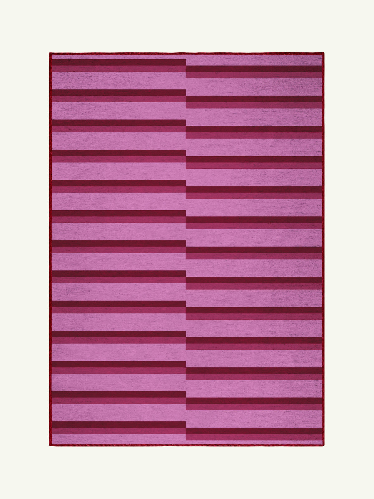 Carrel Dark Pink Chenille Rug