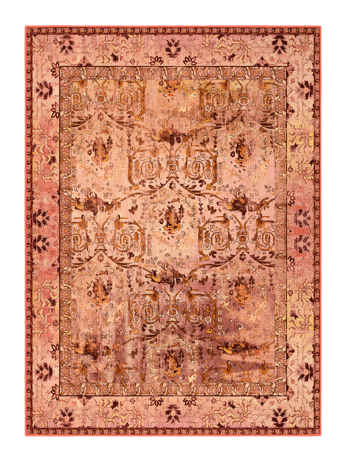 Mother Pink Chenille Rug