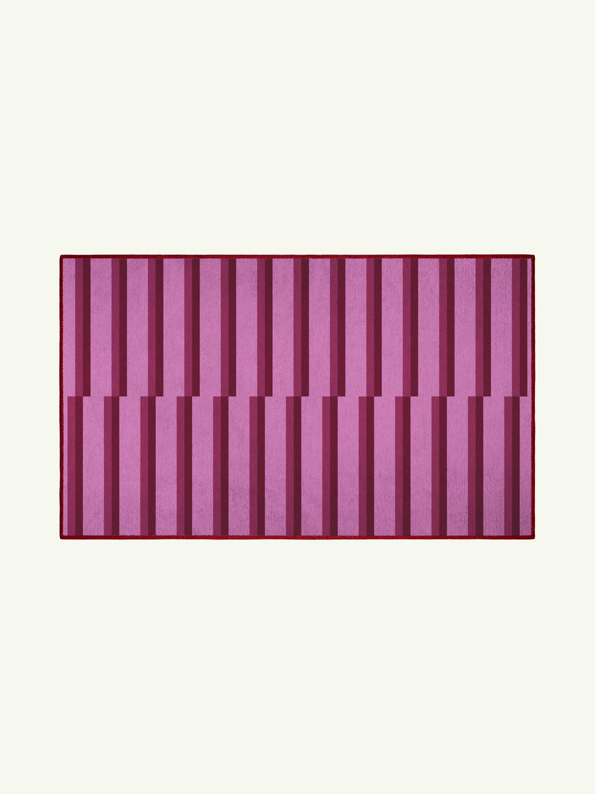 Carrel Dark Pink Chenille Rug
