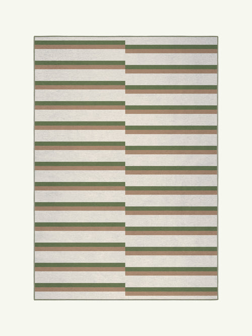 Carrel bone chenille rug