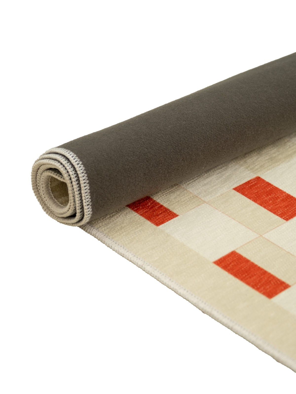 Snapper Red Chenille Area Rug