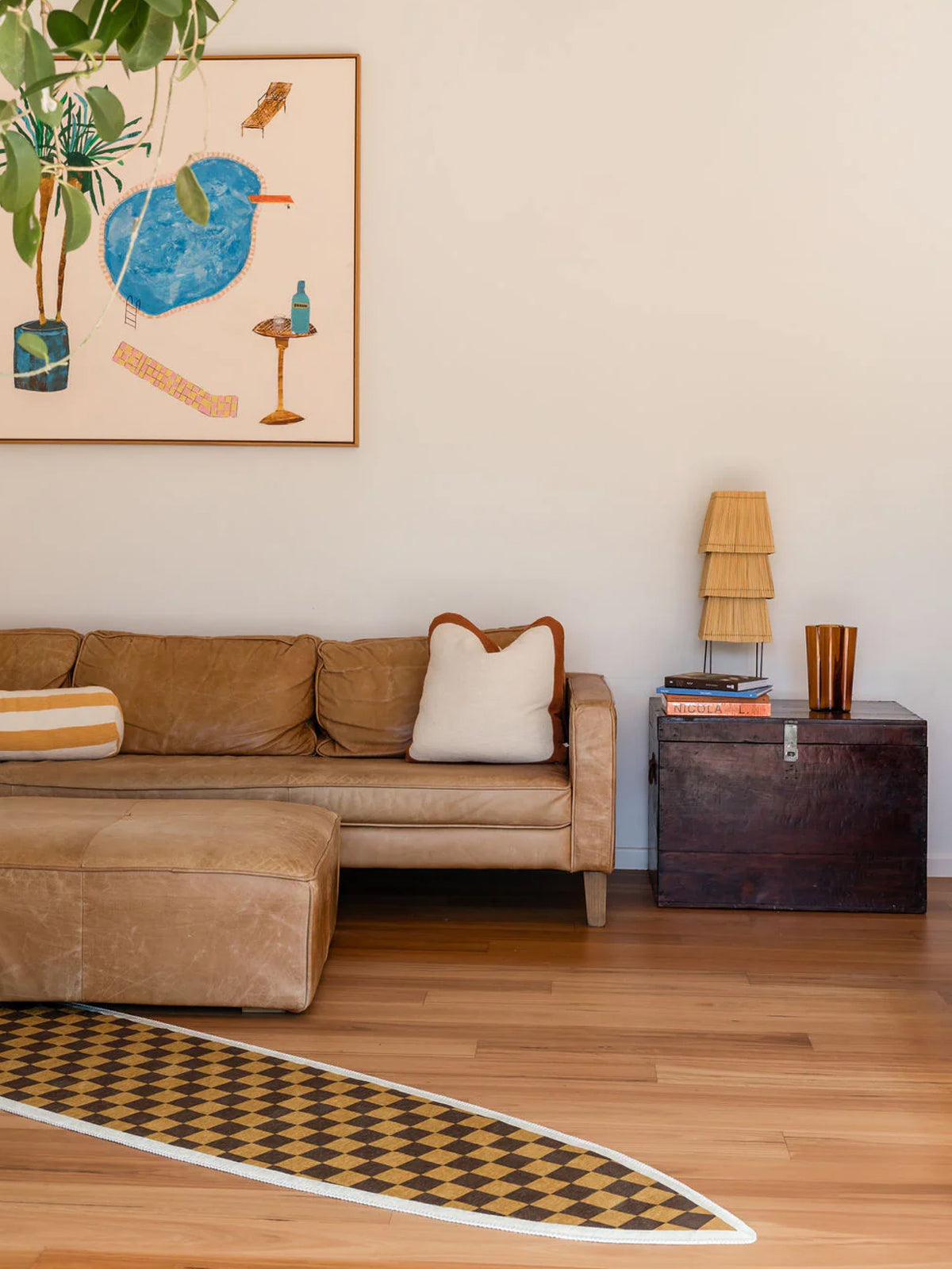 Snapper Brown Chenille Rug