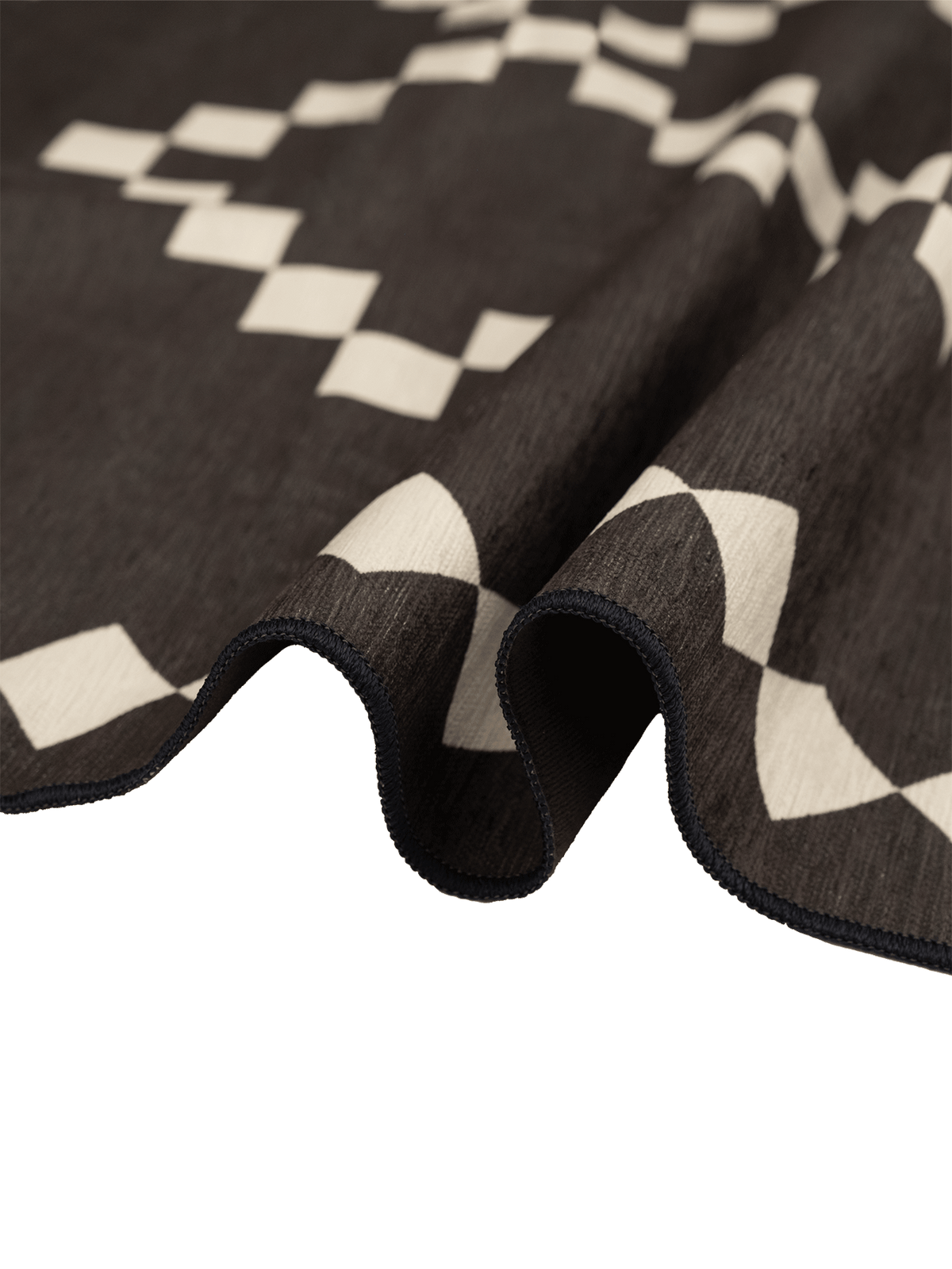 Centre Charcoal Chenille Rug