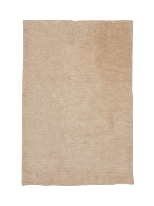 Waikato soft cream washable wool abrash dyed rug