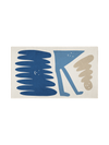 Friends Steel Blue Chenille Rug