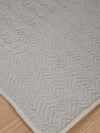 Peace Light Gray Vegan Shearling Rug