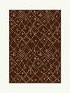 Logic Brown Cotton Feel Rug
