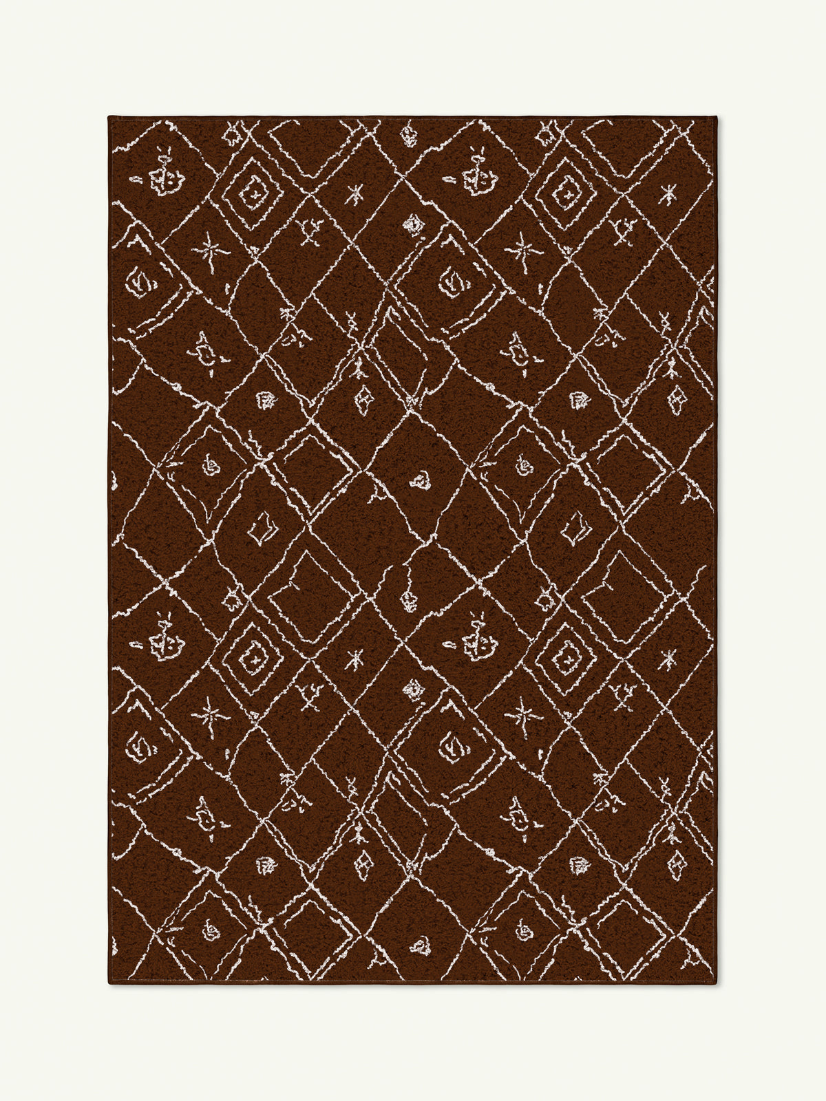Logic Brown Cotton Feel Rug