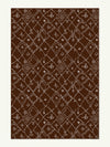 Logic Brown Cotton Feel Rug